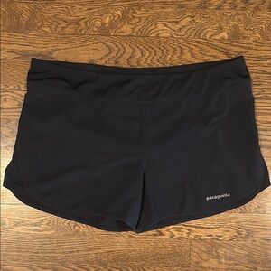 Patagonia Black Athletic Shorts Lightweight Performance